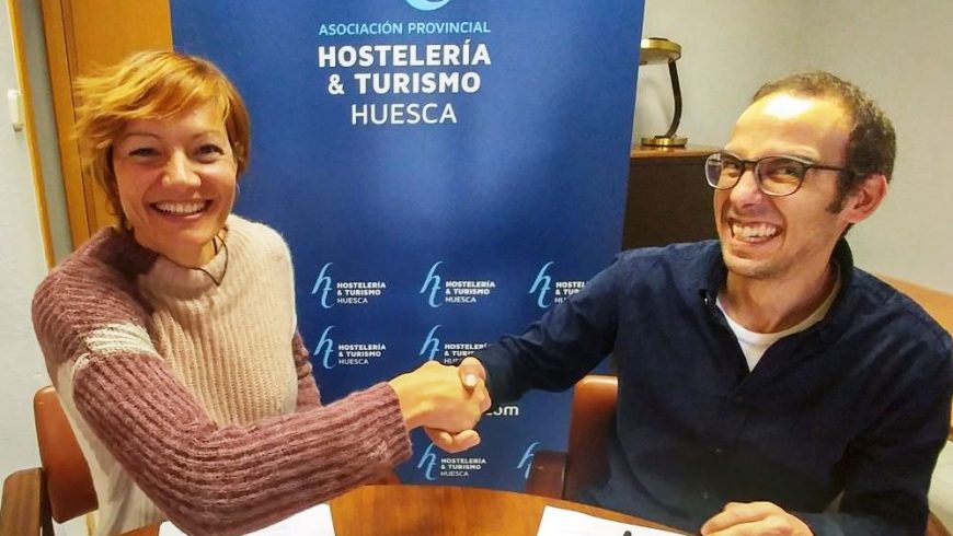 La Asociación de Hostelería y Turismo de Huesca firma un convenio con GECA para el ahorro de costes enérgeticos de sus asociados